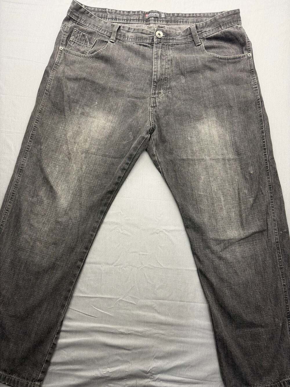 Southpole Relaxed Fit Faded Black Jeans Men's Size 42x32